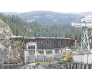 Lions Tram. Photo courtesy of the North Pend Oreille Valley Lions Club