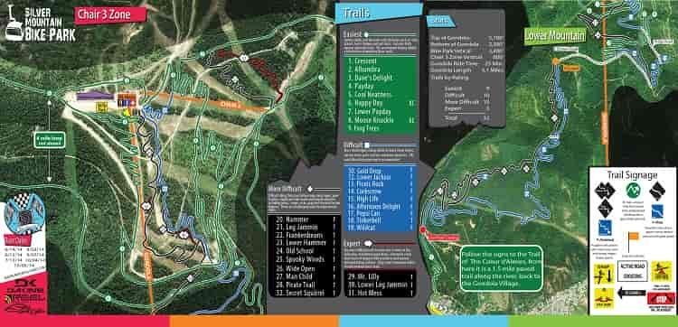 Silver Mountain Bike Park.