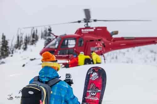 It's just another day at the office, with a fresh foot of powder. Photo courtesy Kyle Hamilton