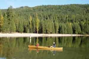 Paddling Priest Lake. Photo: Lisa Swanson