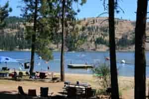 Porcupine Bay swim beach. Photo courtesy of National Park Service