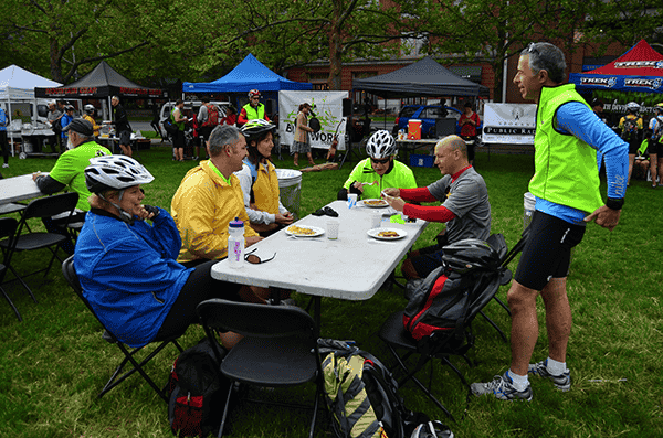 Photo of Spokane Bike to Work Week kickoff party.