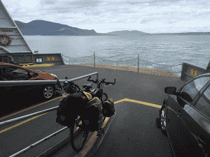 Photo from the ferry of Vancouver Island by Sarah Oscarson.