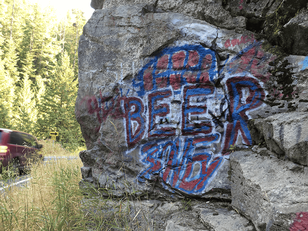 Photo of Beer Rock by Derrick Knowles.