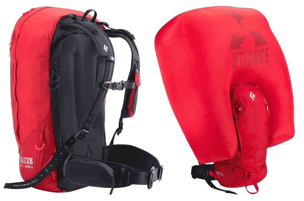 Photo of Black Diamond's Jetforce Avalanche Airbag Packs.