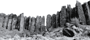 Photo of the Feathers at Vantage climbing area.
