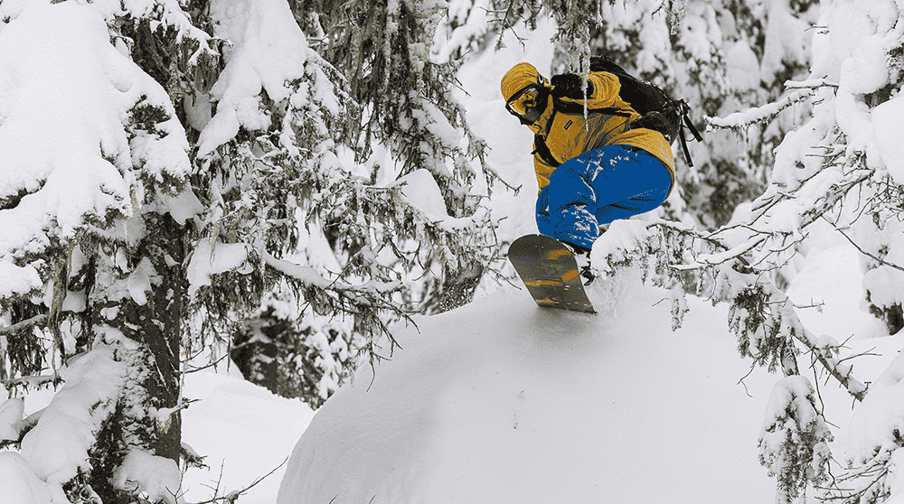 Photo of snowboarder by Aaron Theisen.