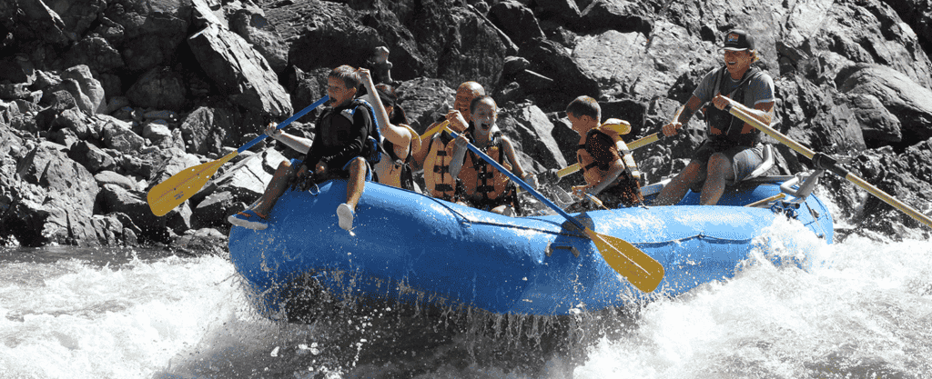 Photo of whitewater raft.