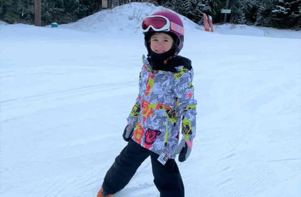 Winter Sneva skiing at 49 Degrees North.